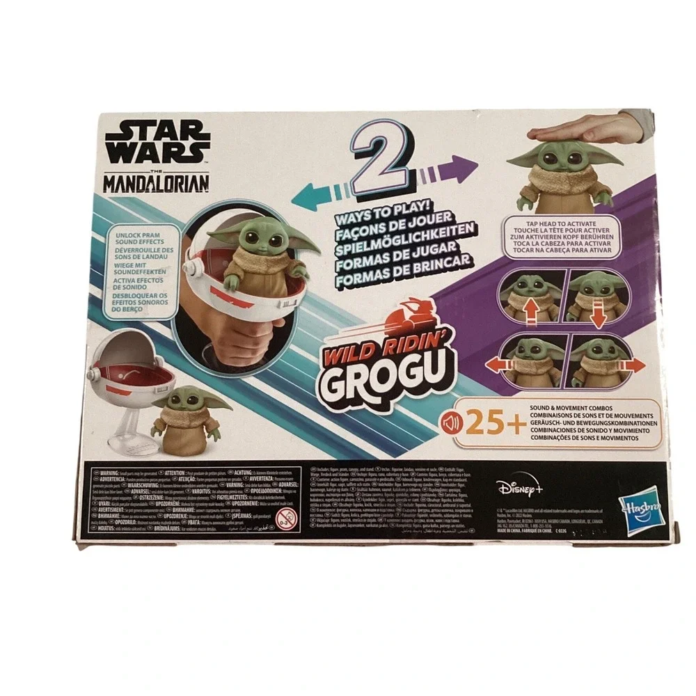 Star Wars The Mandalorian Wild‎ Ridin Grogu Animatronic Toy Hasbro 4+